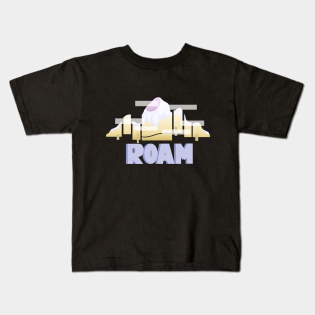 Roam Kids T-Shirt by LadybugDraws
